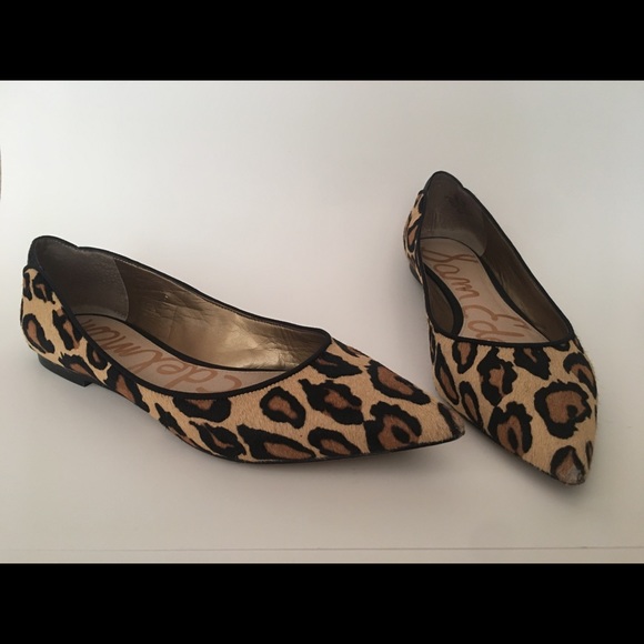 sam edelman rae leopard flats